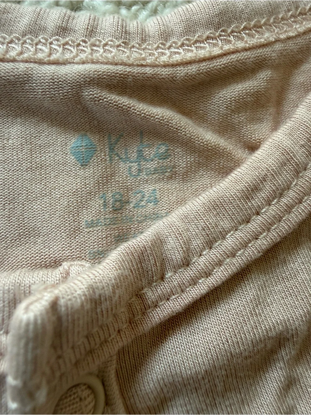 Kyte Baby Blush Pink Snap-Front Baby Footless Romper 18-24M